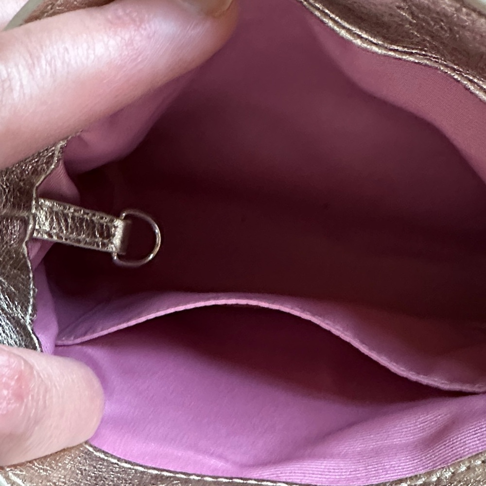 Coach Shimmering Gold Wristlet - Picture 7 of 11